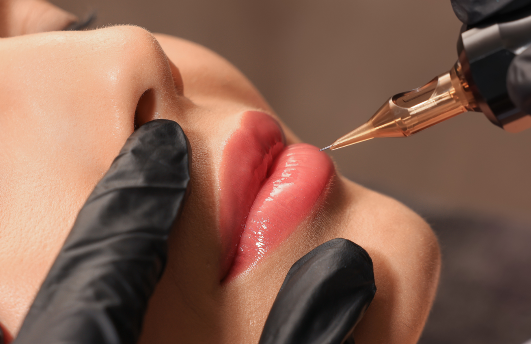 Maquillage permanent des lèvres